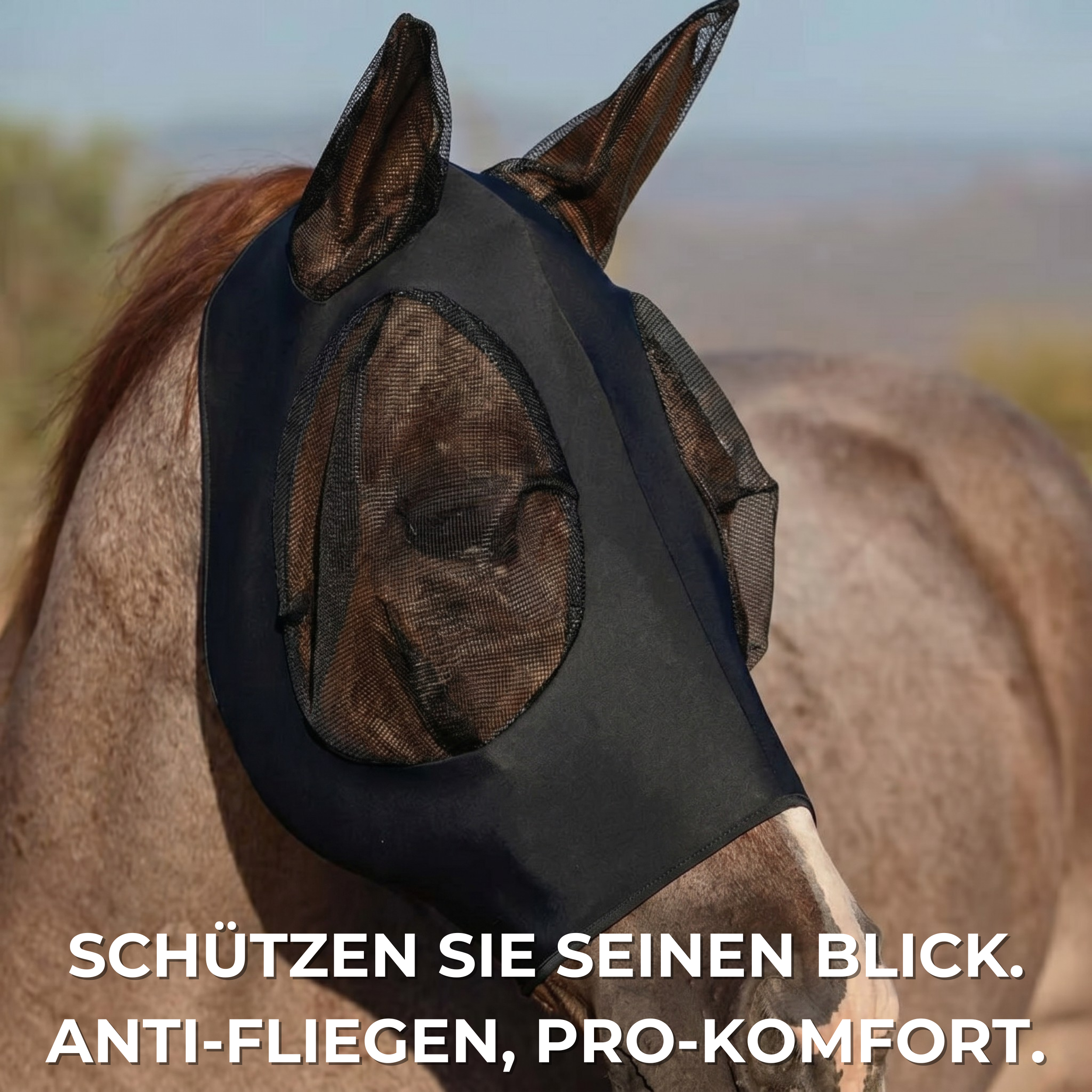 Fliegenschutzmaske für Pferde Termego™